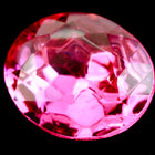 10mm x 12mm Rose Faceted Oval Point Back Cabochon #XGP008.5-A-General Bead
