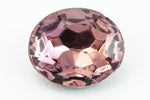 11mm Light Amethyst Faceted Point Back Cabochon #XGP001-B-General Bead