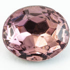 18mm x 25mm Light Amethyst Faceted Oval Point Back Cabochon #XGP012-C-General Bead