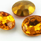 11mm Topaz Faceted Point Back Cabochon #XGP001-G-General Bead