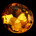 11mm Topaz Faceted Point Back Cabochon #XGP001-G-General Bead