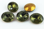 18mm Black Diamond Faceted Point Back Cabochon #XGP003-E-General Bead