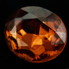 10mm x 12mm Dark Topaz Faceted Oval Point Back Cabochon #XGP008-C-General Bead