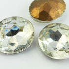 15mm Crystal Faceted Point Back Cabochon #XGP003-H-General Bead