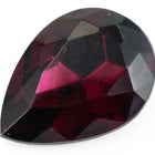 18mm x 25mm Amethyst Faceted Teardrop Point Back Cabochon #XGP016-H-General Bead