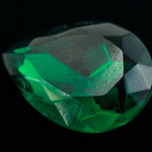 18mm x 25mm Emerald Faceted Teardrop Point Back Cabochon #XGP017-E-General Bead
