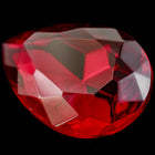 18mm x 25mm Ruby Faceted Teardrop Point Back Cabochon #XGP017-G-General Bead