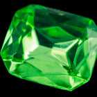 10mm x 12mm Peridot Faceted Octagon Point Back Cabochon #XGP018-A-General Bead