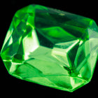10mm x 14mm Peridot Faceted Octagon Point Back Cabochon #XGP019-D-General Bead