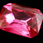 13mm x 18mm Rose Faceted Octagon Point Back Cabochon #XGP020-H-General Bead