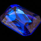 13mm x 18mm Sapphire Faceted Octagon Point Back Cabochon #XGP021-D-General Bead