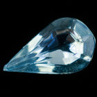 5.5mm x 10mm Light Sapphire Faceted Teardrop Point Back Cabochon #XGP024-A-General Bead