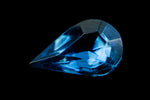 5.5mm x 10mm Montana Faceted Teardrop Point Back Cabochon #XGP024-D-General Bead