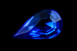 5.5mm x 10mm Sapphire Faceted Teardrop Point Back Cabochon #XGP024-E-General Bead