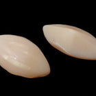 7mm x 15mm Opaque Rose Smooth Navette Point Back Cabochon (2 Pcs) #XGP025-A-General Bead
