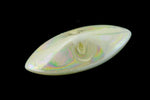 7mm x 15mm "Mother of Pearl" Smooth Navette Point Back Cabochon (2 Pcs) #XGP026-A-General Bead