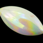 7mm x 15mm "Mother of Pearl" Smooth Navette Point Back Cabochon (2 Pcs) #XGP026-A-General Bead