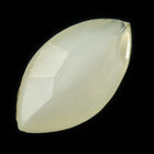 7mm x 15mm Opal/Clear Faceted Navette Point Back Cabochon (2 Pcs) #XGP026-E-General Bead