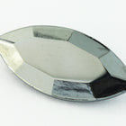 7mm x 15mm Hematite Faceted Navette Point Back Cabochon (2 Pcs) #XGP026-I-General Bead