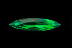 6mm x 24mm Emerald Faceted Navette Point Back Cabochon #XGP027-J-General Bead