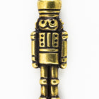 27mm Antique Brass Tierracast Nutcracker Charm #XMAS012-General Bead