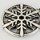 3/4" Antique Silver Tierracast Snowflake Charm (20 Pcs) #XMAS017a-General Bead
