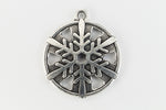 3/4" Antique Silver Tierracast Snowflake Charm (20 Pcs) #XMAS017a-General Bead