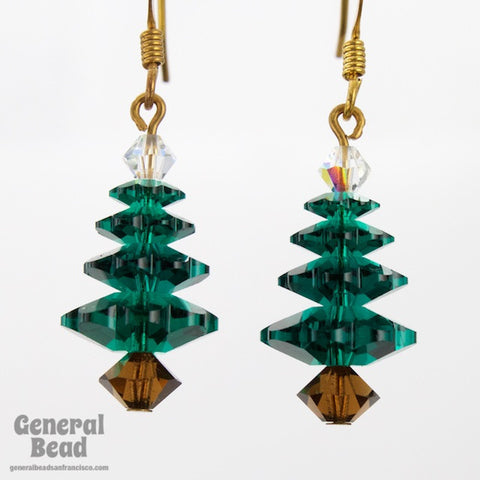 Christmas Tree Earring Kit-General Bead