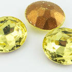 10mm x 12mm Jonquil Faceted Oval Point Back Cabochon #XGP008.5-G-General Bead