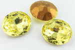 10mm x 12mm Jonquil Faceted Oval Point Back Cabochon #XGP008.5-G-General Bead