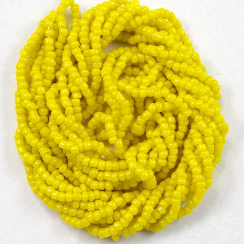 16/0 Opaque Sunshine Yellow Antique Seed Bead-General Bead