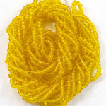 16/0 Transparent Honey Yellow Antique Seed Bead-General Bead