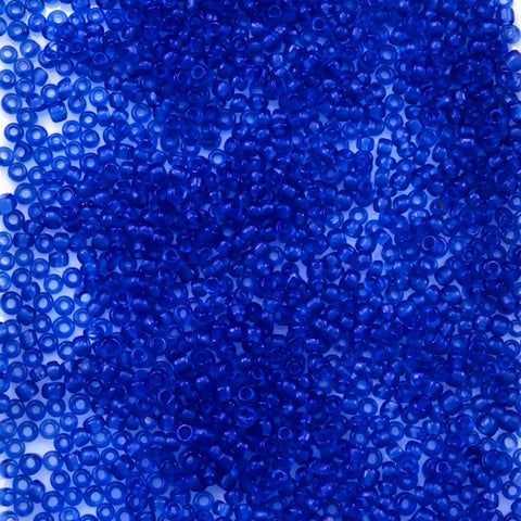 16/0 Transparent French Blue Antique Seed Bead-General Bead