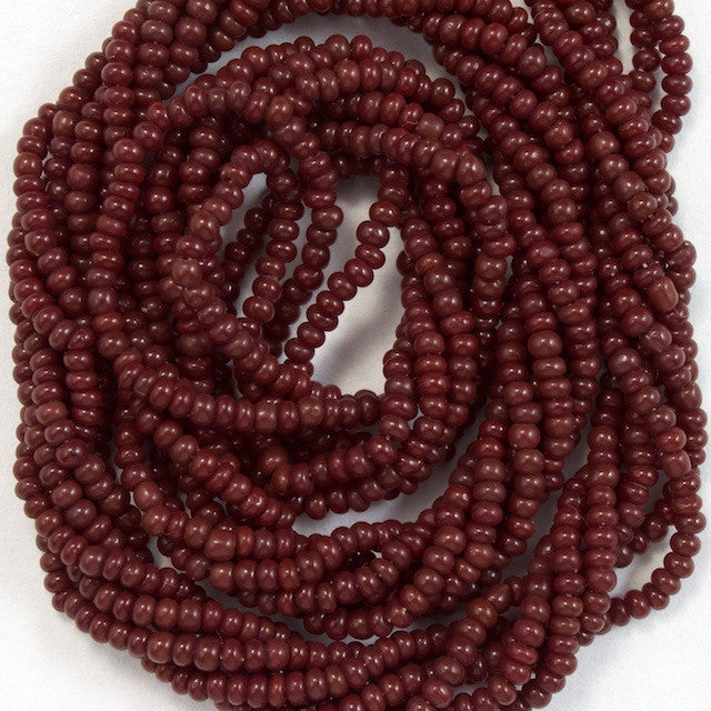 14/0 Burgundy Antique Seed Bead (~3 Gm) #XRB099