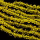 14/0 Transparent Yellow Antique Seed Bead-General Bead
