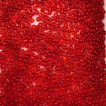 14/0 Transparent Valentine Red Antique Seed Bead-General Bead