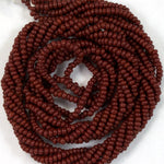 14/0 Opaque Red-Brown Antique Seed Bead-General Bead