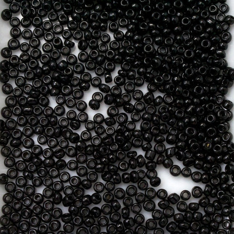 14/0 Black Antique Seed Bead-General Bead