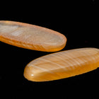 Vintage 10mm x 26mm Butterscotch Stripe Oval Cabochon #XS103-B