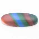Vintage 10mm x 26mm Pink/Green/Blue Stripe Oval Cabochon #XS103-D