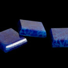 Vintage 12mm Mottled Blue Square Cabochon #XS107-C