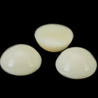 Vintage 15mm Cream Round Cabochon #XS108-H