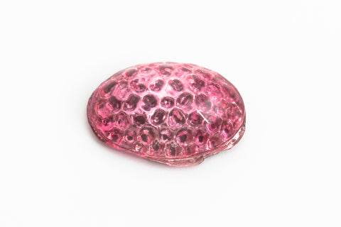 Vintage 8mm x 12mm Rose Textured Oval Cabochon #XS108-I-3