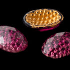 Vintage 8mm x 12mm Amethyst Textured Oval Cabochon #XS108-I-5