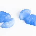 Vintage 12mm Matte Light Blue Left Facing Lady's Profile #XS115-E-2