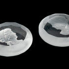 Vintage 18mm Crystal Right Facing Lady's Profile Intaglio #XS115-M-2