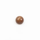 Vintage 3mm Brown Round Cabochon (4 Pcs) #XS119-A