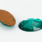 Vintage 10mm x 14mm Blue Zircon Faceted Oval Fancy Stone #XS119-I