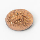 Vintage 8mm x 10mm Textured Copper High Dome Oval Cabochon #XS12-A