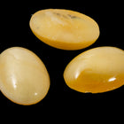 Vintage 11mm x 15.5mm Light Yellow Oval Cabochon #XS12-K